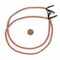 The Bead Chest Copper Rondelle Beads 5mm, Full Strand of Quality Metal Spacers for DIY Jewelry Design